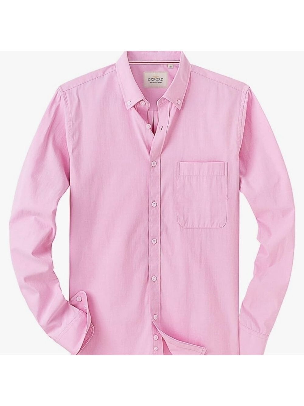 Alimens & Gentle Men's Oxford long sleeve pink shirt. Size 2 XL. EUC